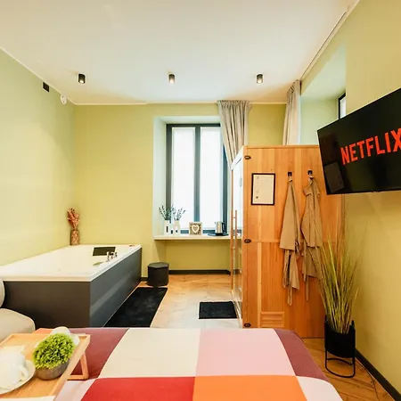 Marylin's Suite&spa Con Parcheggio Privato Lägenhet *
